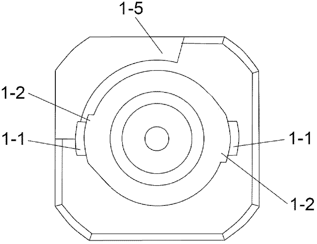 Outer skin fastening device for small optical cable