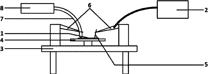 Experimental system for simulating single event effect (SEE) of pulse laser based on optical fiber probe