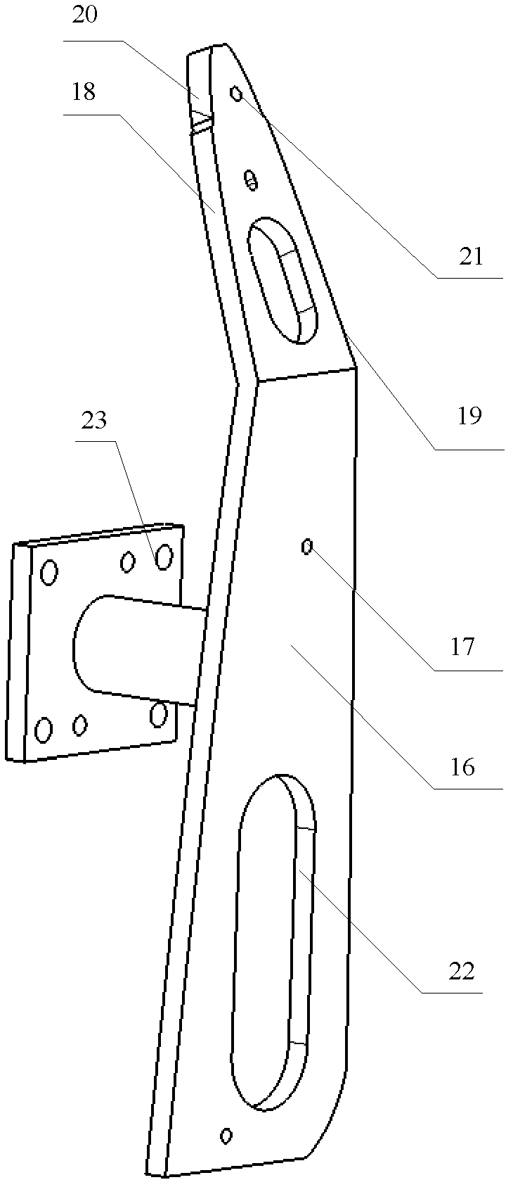 Outer front flap positioner