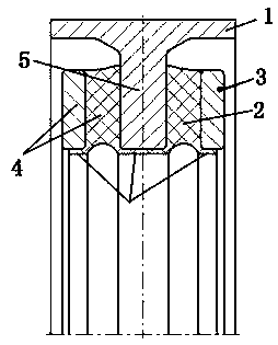 Laminated spring for adjusting axial nonlinear stiffness of traction ball hinge and adjustment method