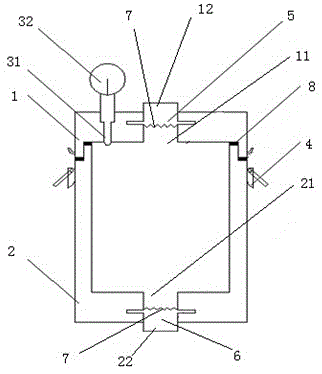 Lithium-ion battery internal voltage test device