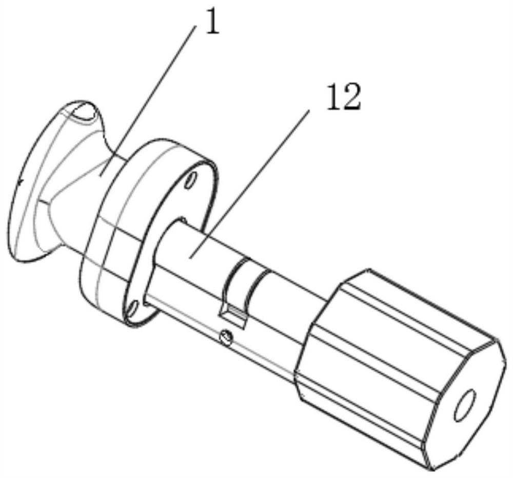 Fingerprint lock cylinder