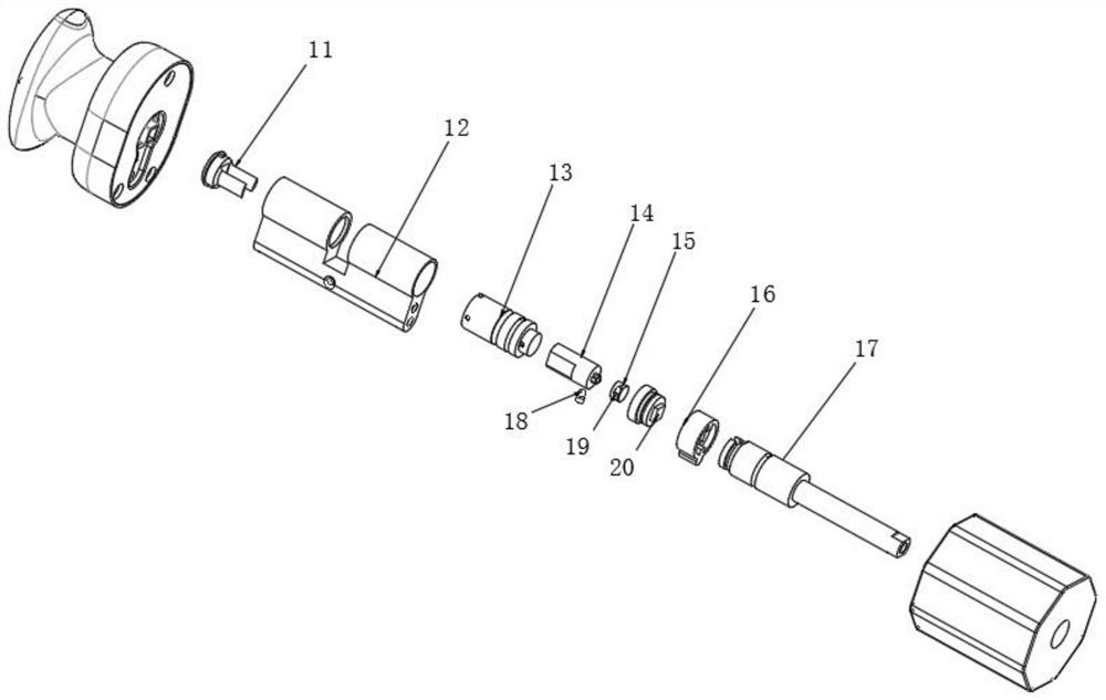 Fingerprint lock cylinder