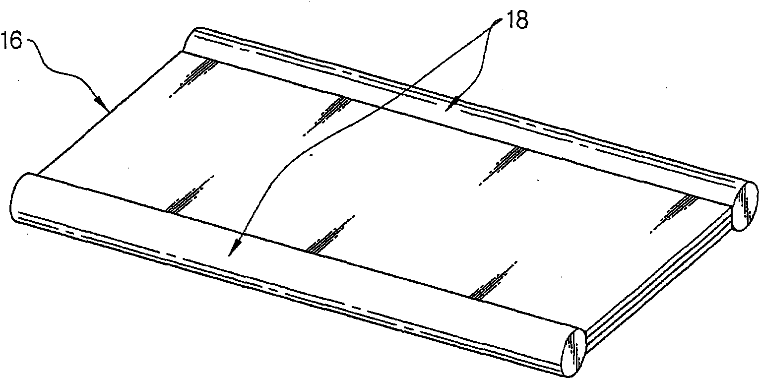 Flexible electronic product having a shape change characteristic and method of changing the shape