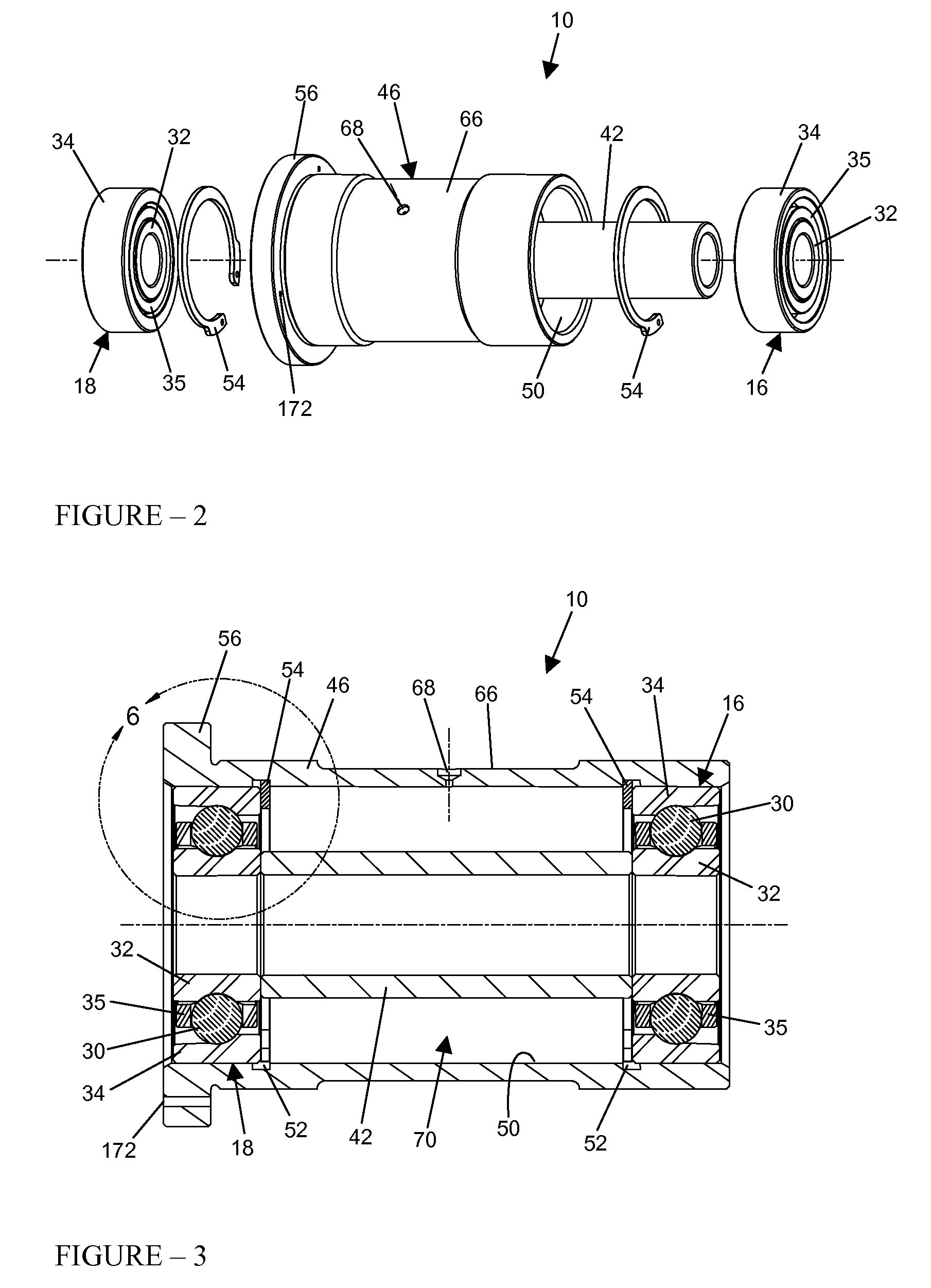 Floating bearing cartridge for a turbocharger shaft