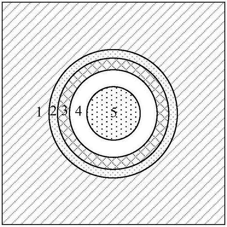 A through-silicon via structure based on a pn junction and its manufacturing method