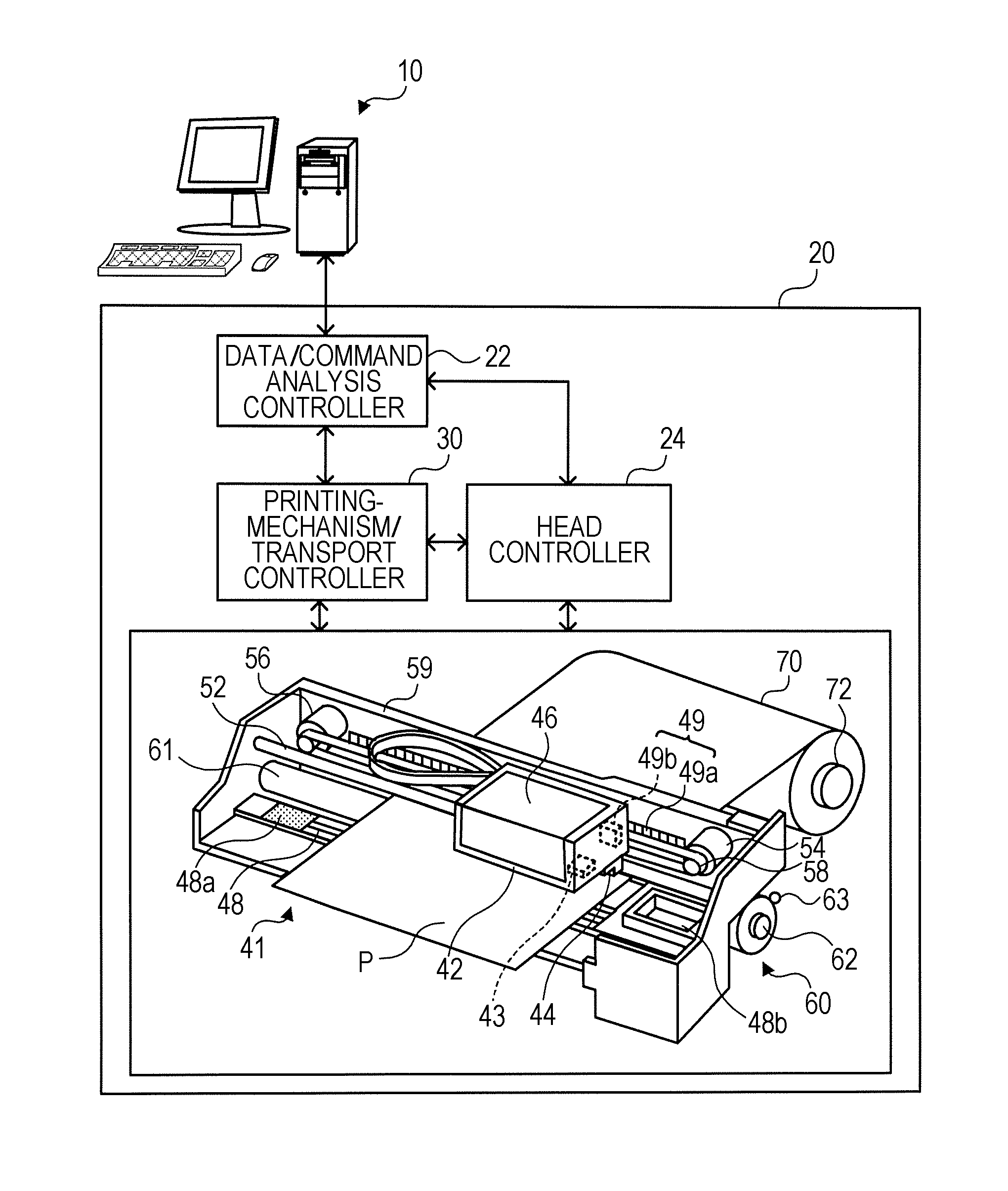 Transport device and image formation apparatus
