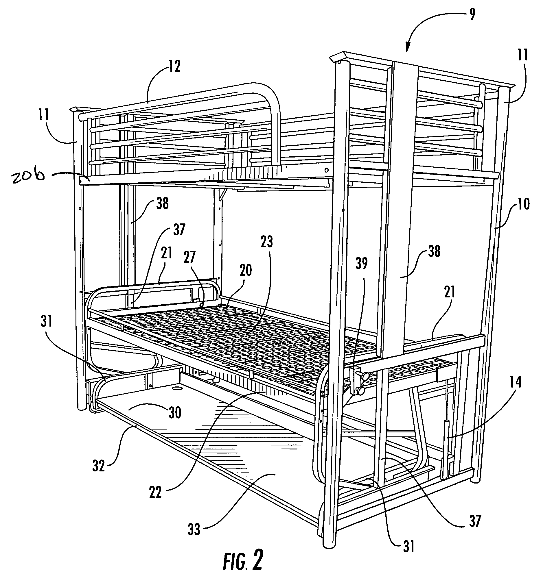 Convertible furniture construction