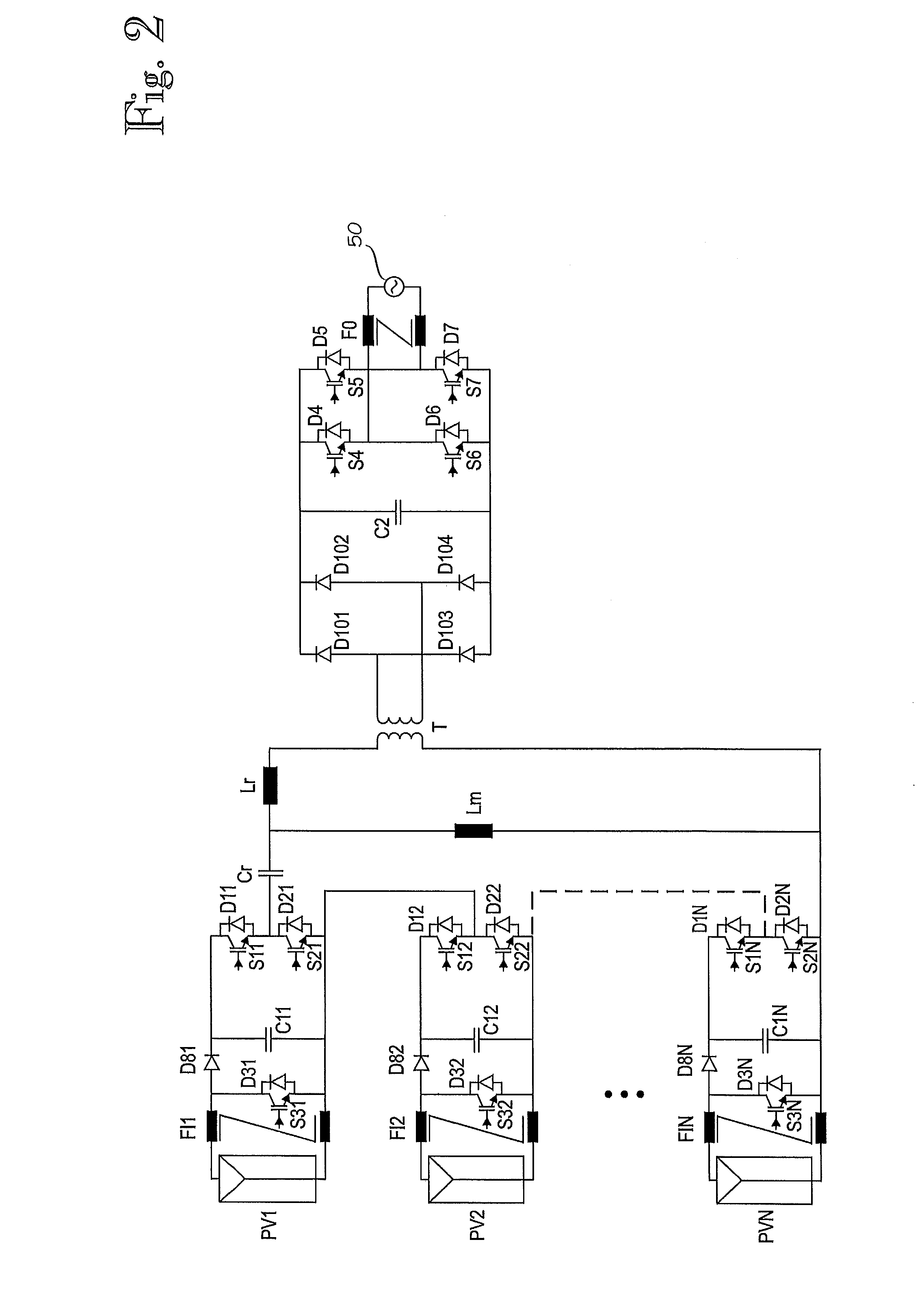 Method for controlling single-phase dc/ac converters and converter arrangement