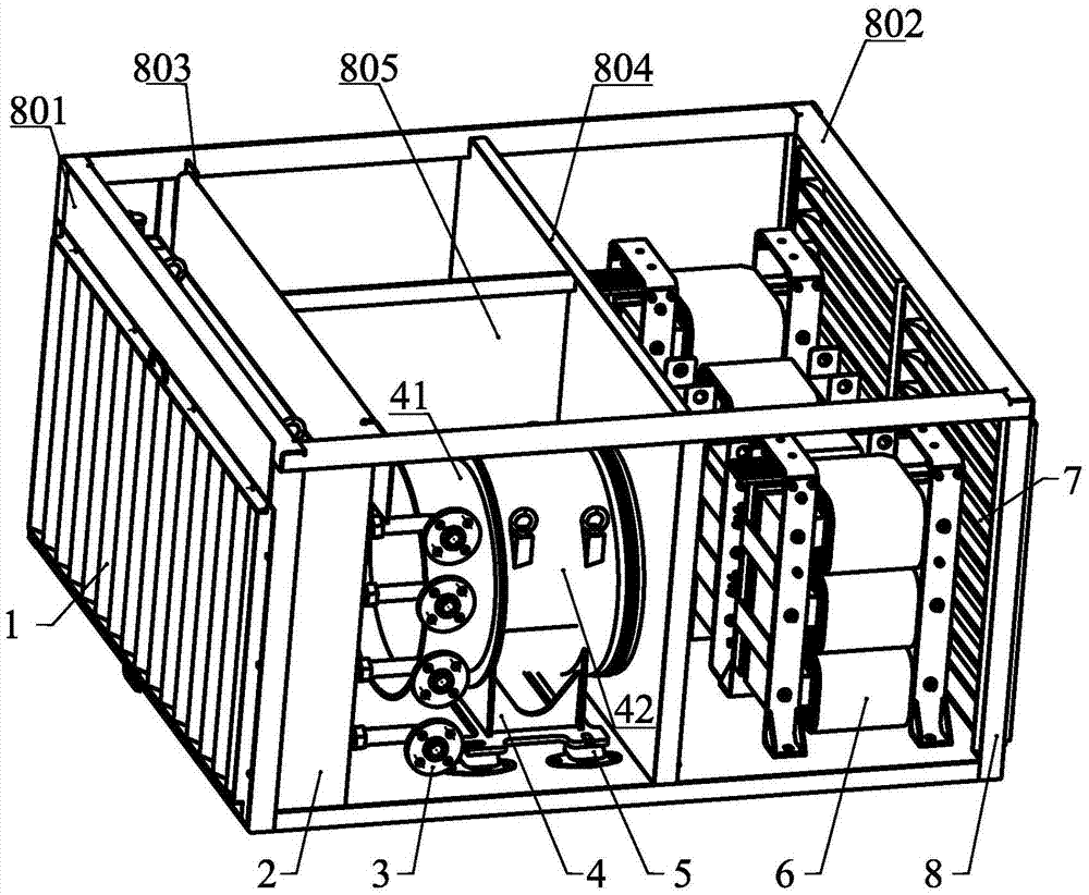 Heat exchange module for locomotive