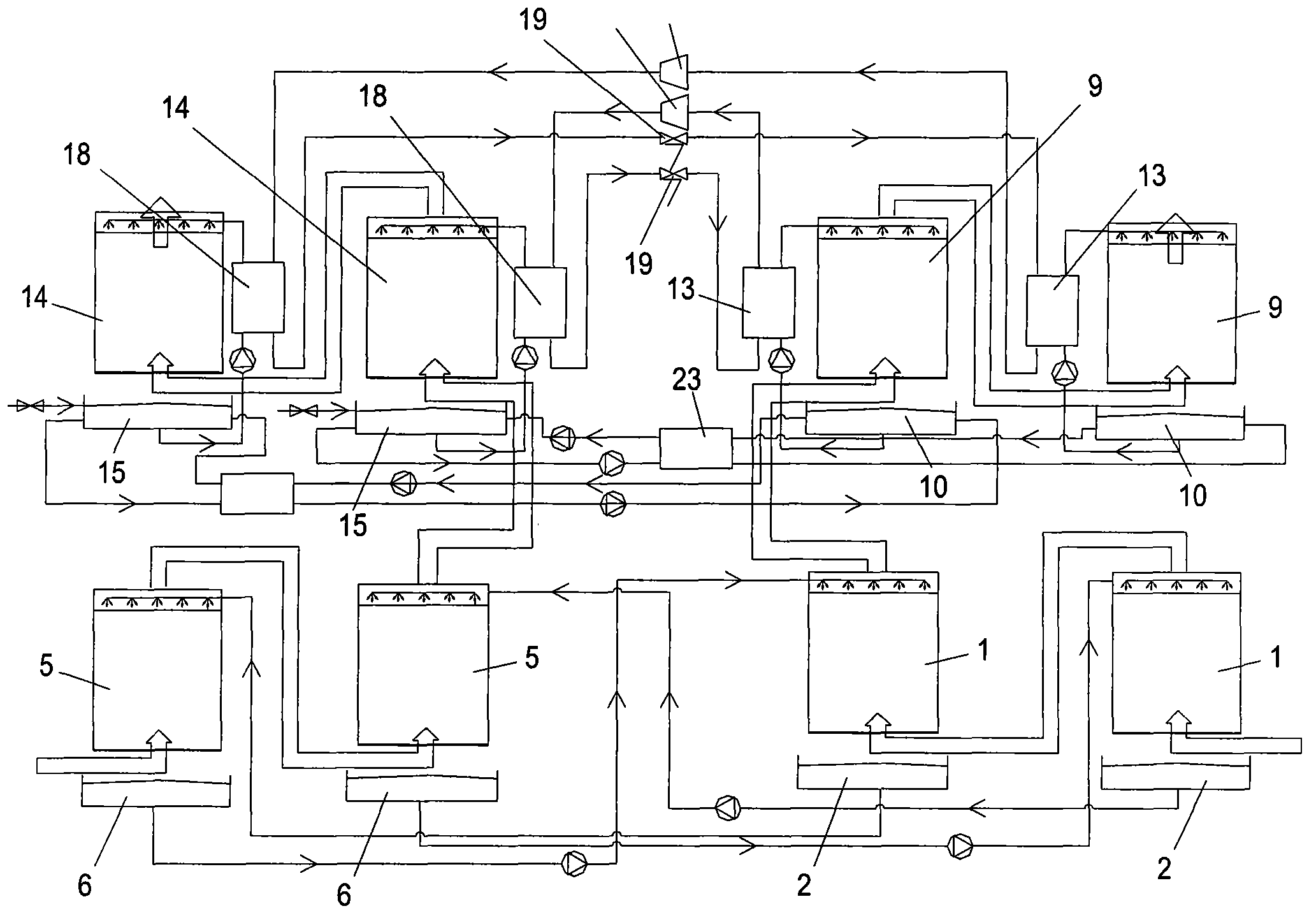 Heat pump-driven countercurrent heat and moisture exchange liquid desiccant air conditioning system