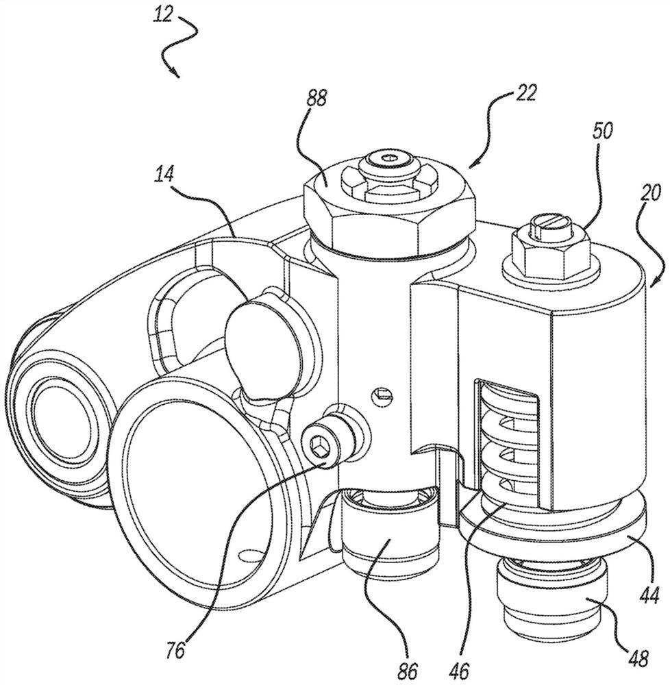 Engine braking castellation mechanism