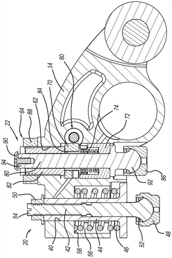 Engine braking castellation mechanism