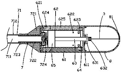 Bovine abomasum left displacement operation resetter with sterile wire box