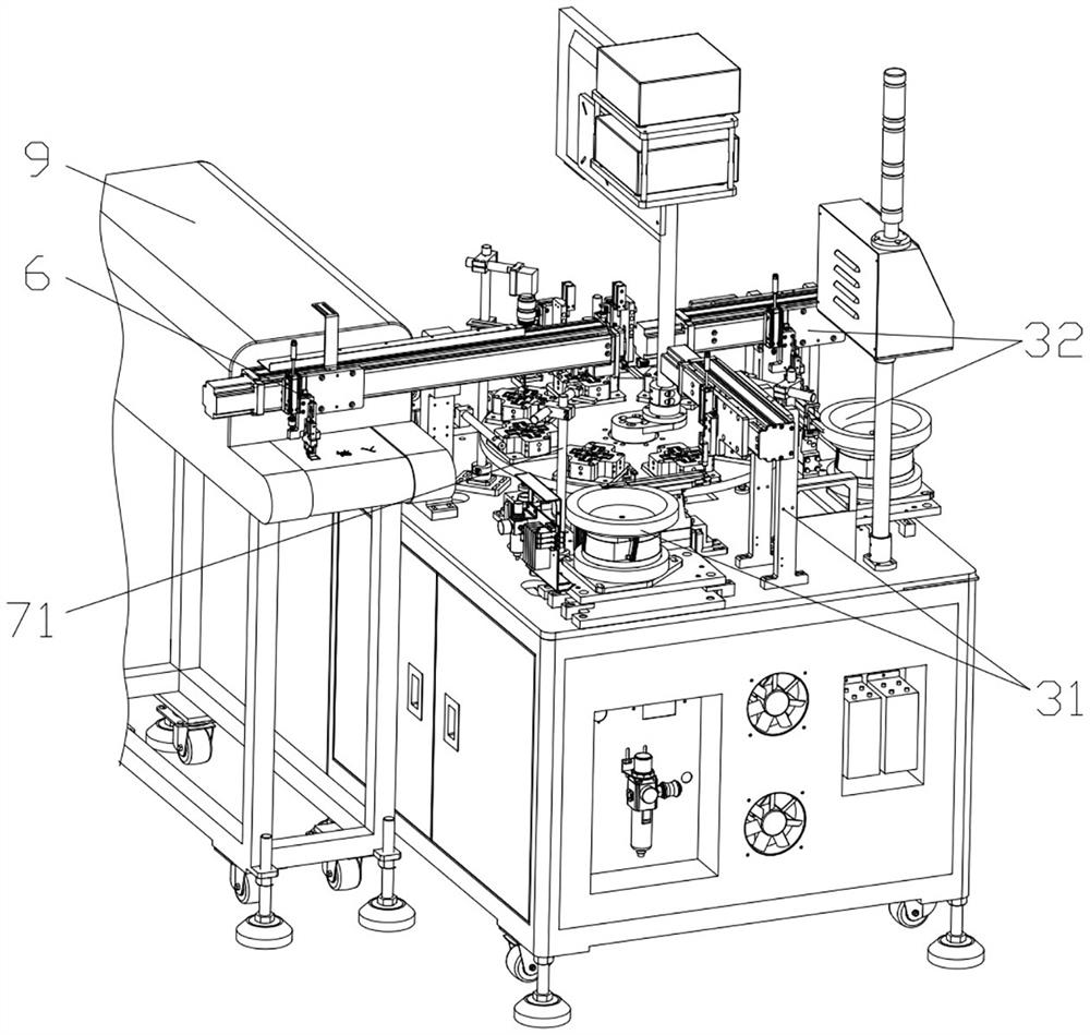Multi-station high-precision inductor automatic assembling machine