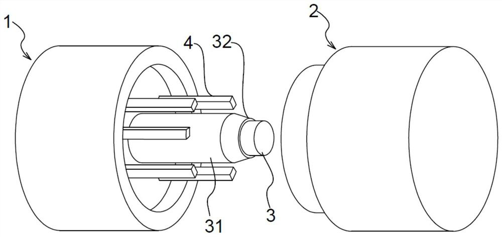 Connector for endoscope and endoscope