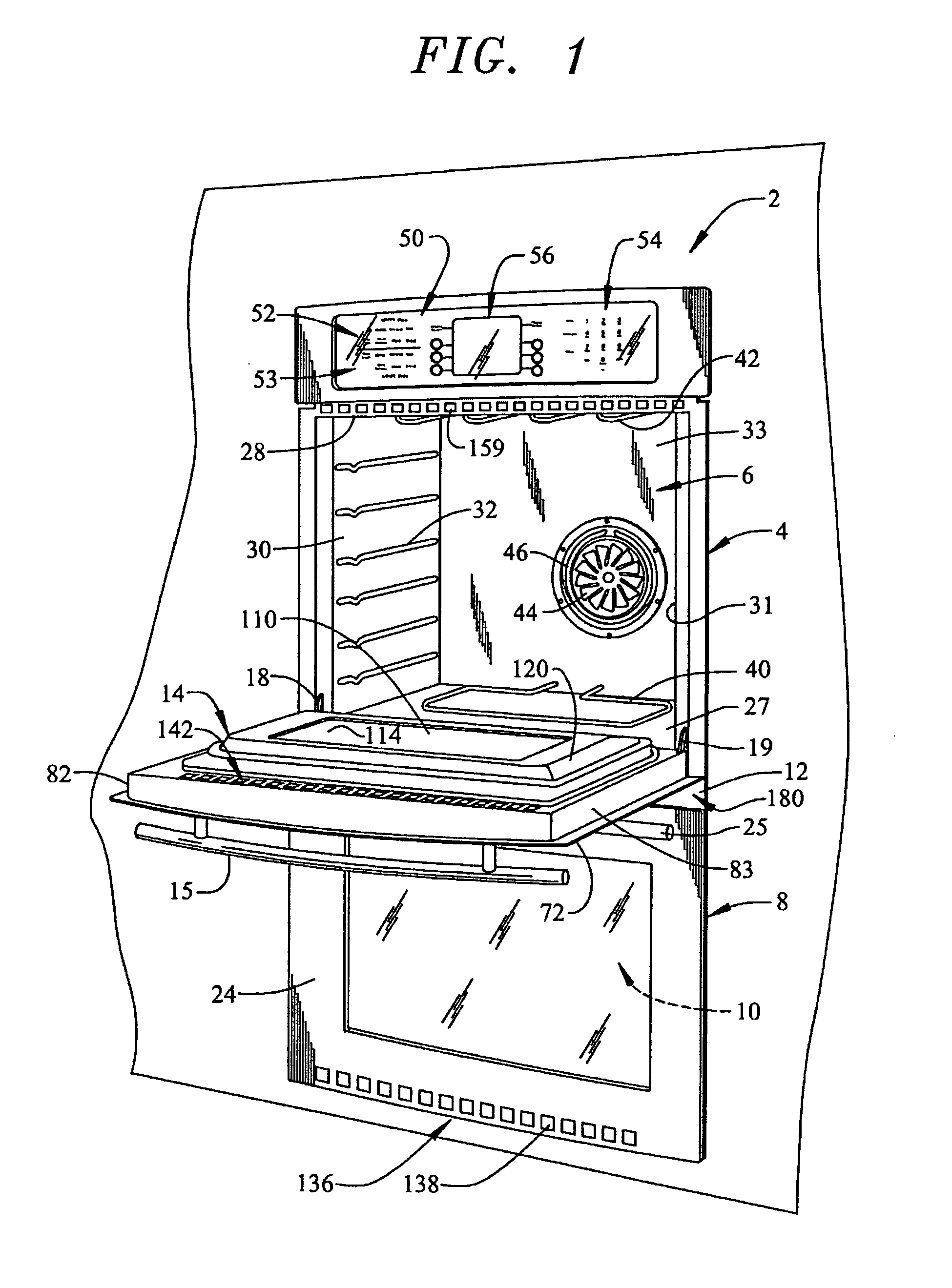 Door assembly for a cooking appliance