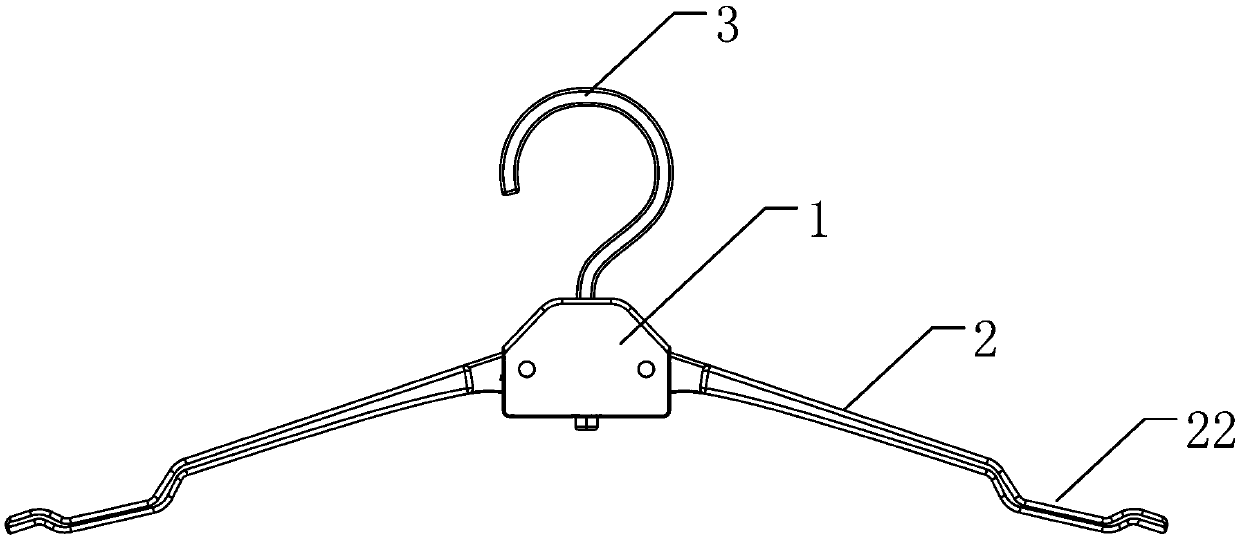 Clothes hanger, clothes folding machine, and control method of clothes folding machine