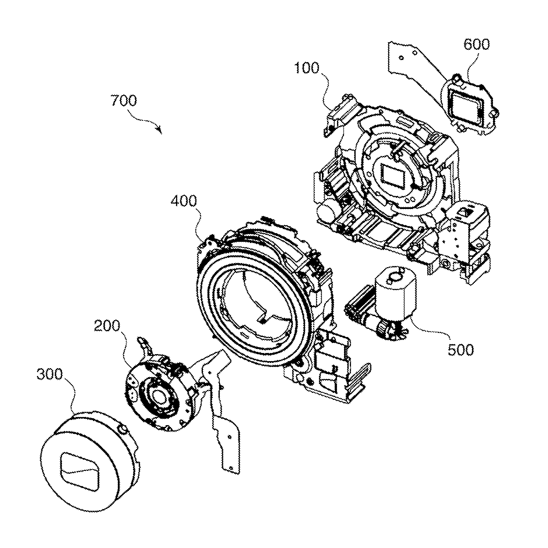 Lens barrel having shutter flexible circuit board and image pickup apparatus having the same