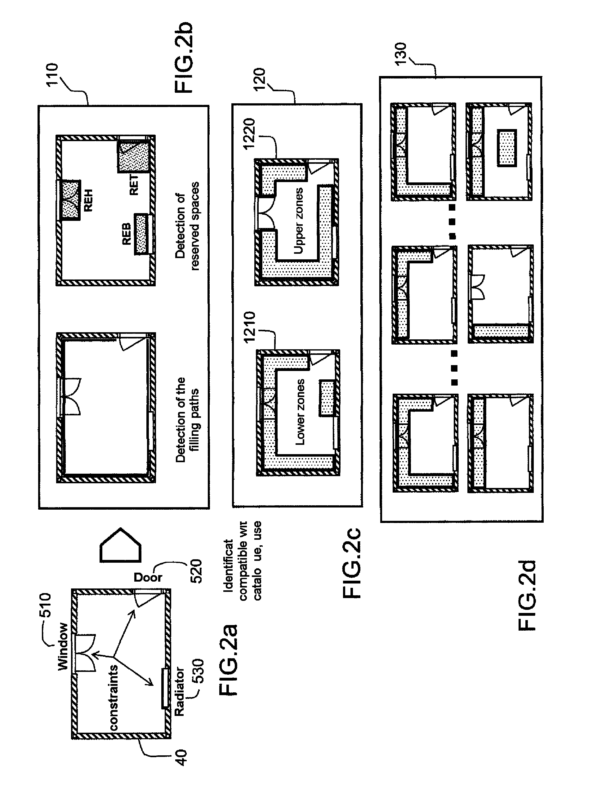 Computer aided design method and system for modular layouts
