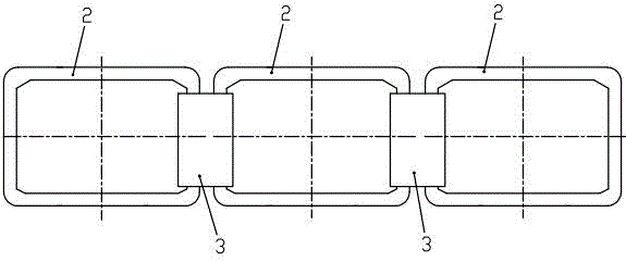 Construction method for opening hole between rectangular pipe jacking channels