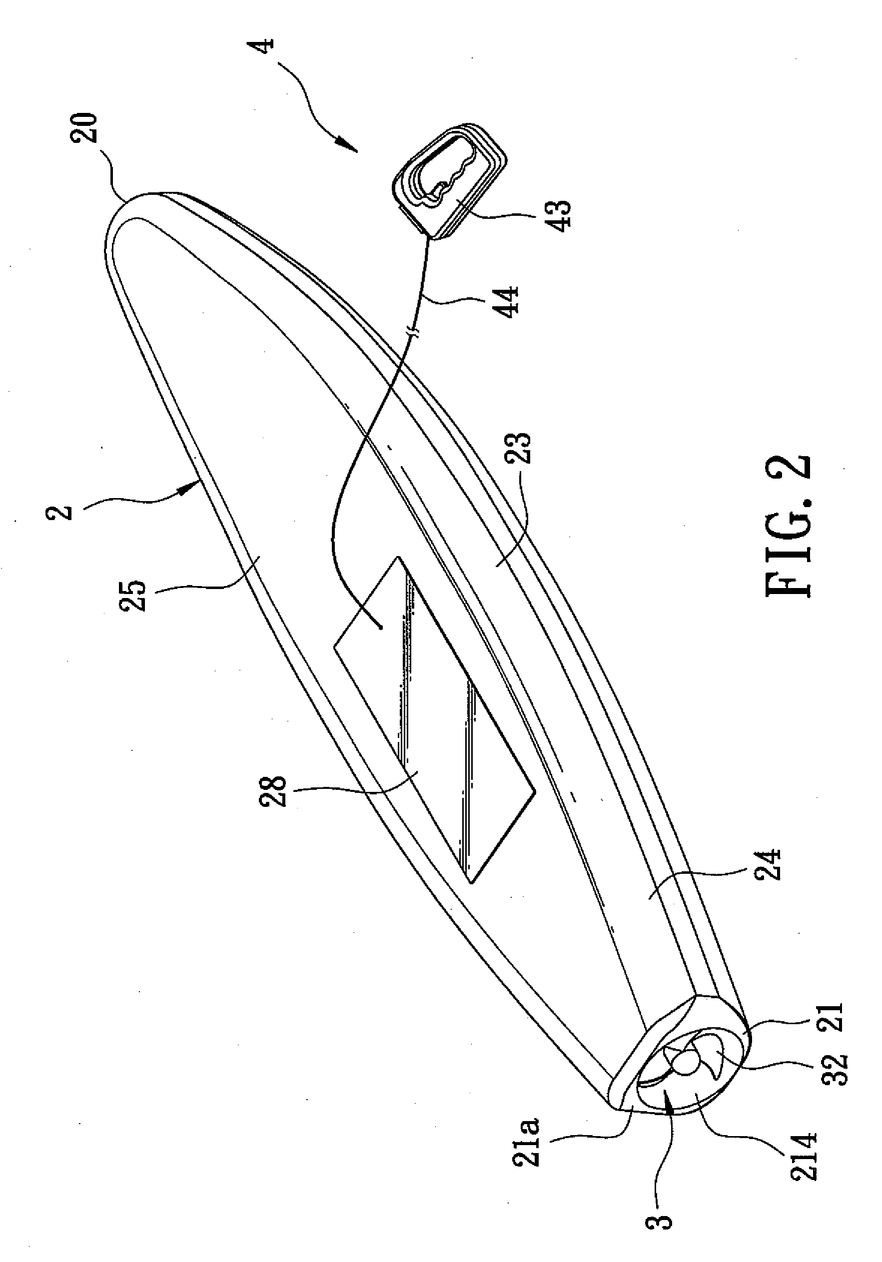 Propeller driven surfing device