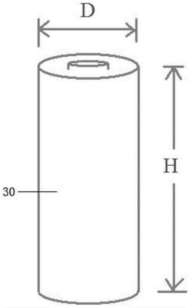 A cylindrical battery cooling system