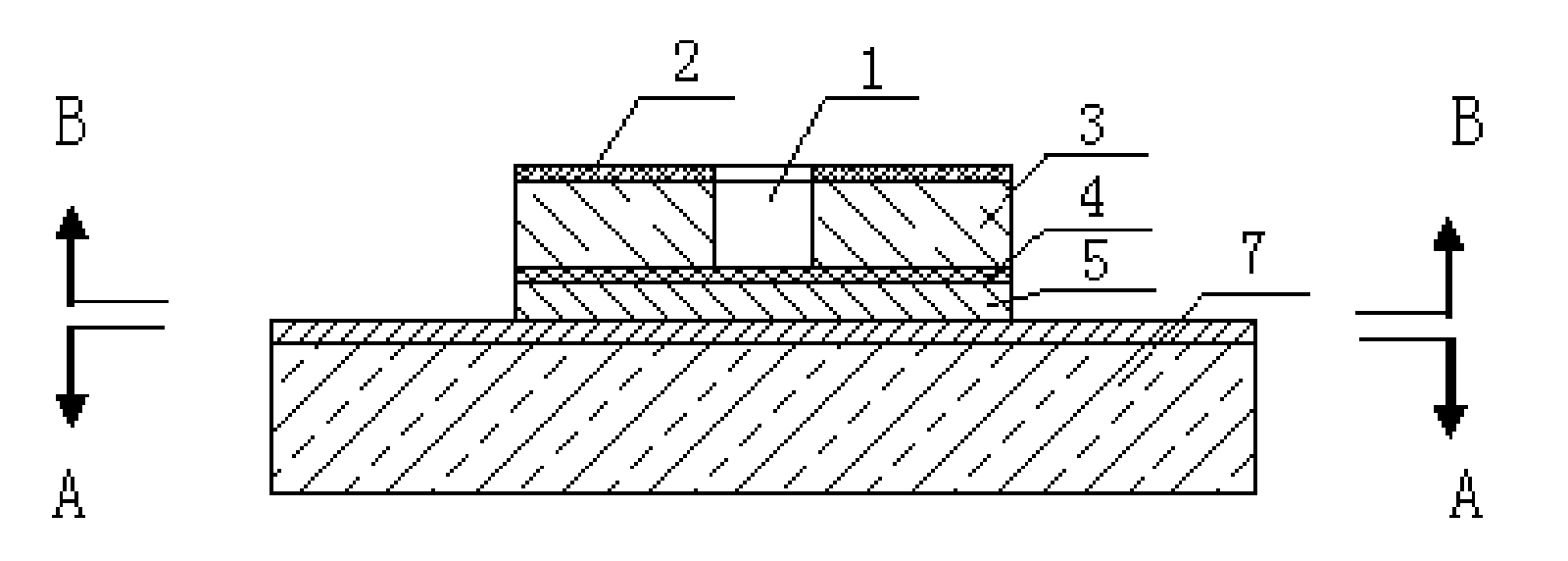 Completely-integrated impact piece ignitor and preparation method thereof
