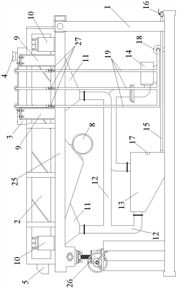 Oil sludge separation device