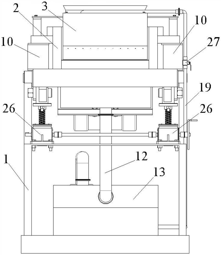 Oil sludge separation device