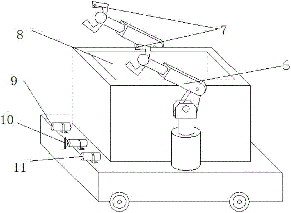 Intelligent control device for warehousing system