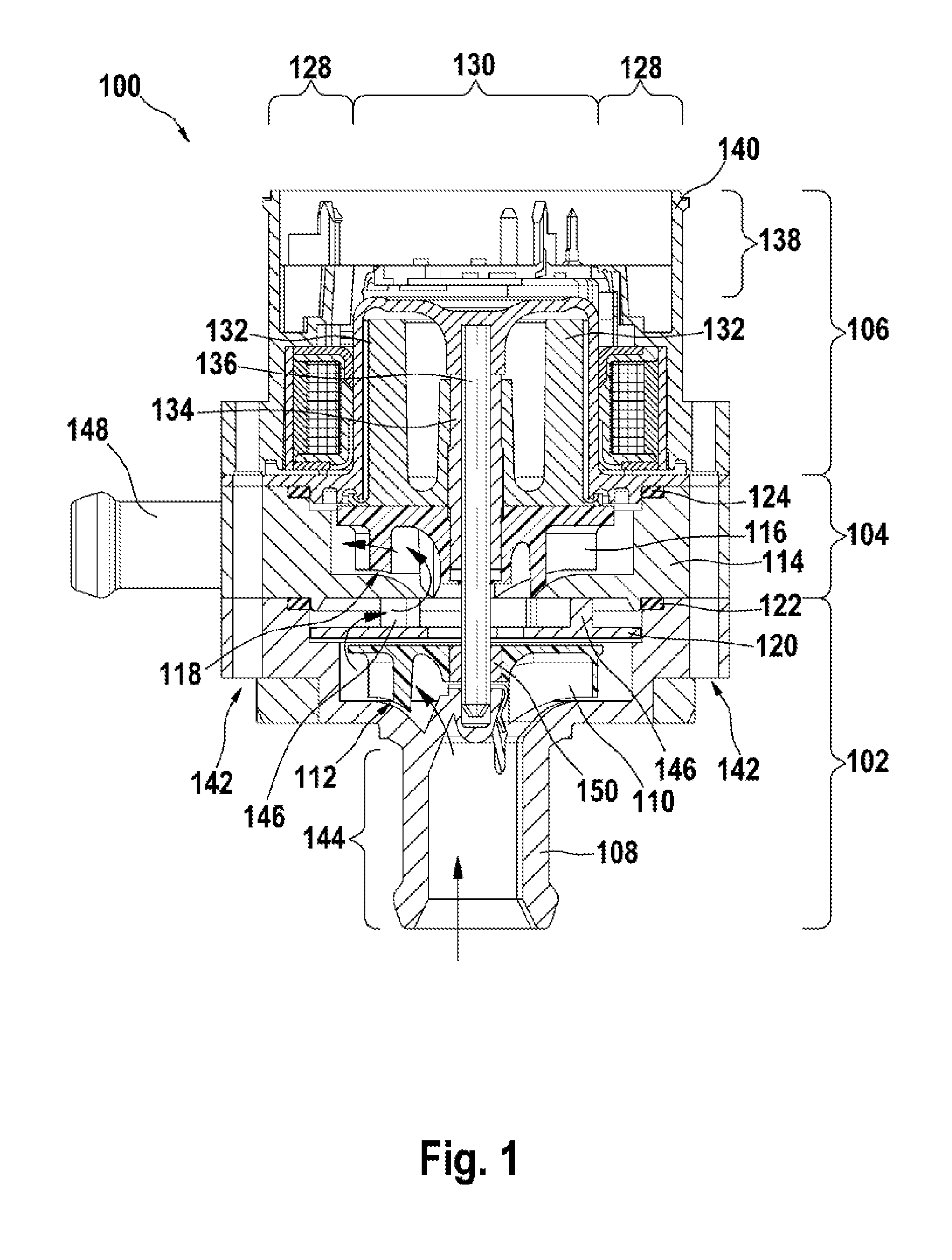 Two-stage centrifugal pump