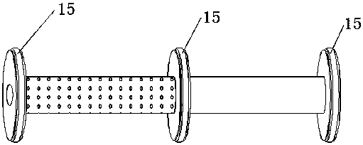 Plastic pipe sizing and cooling production device