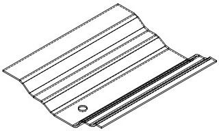 A rapid forming method and forming device for a martensitic steel composite structure