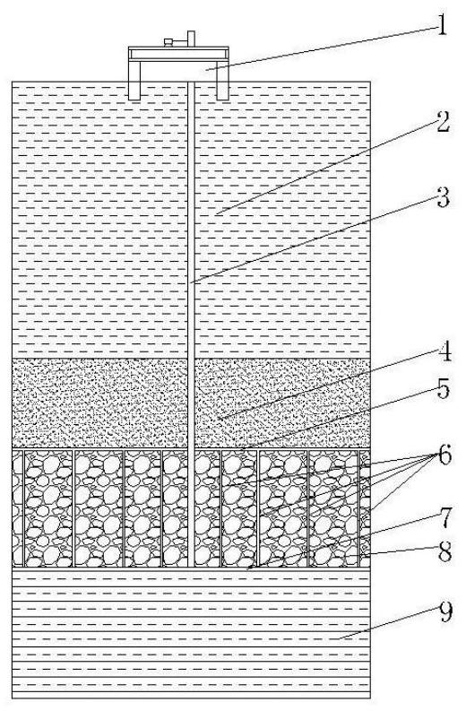 Deep sea natural gas hydrate strip partition mining method