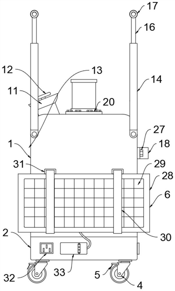 Batching device of biological auxiliary agent for improving yield of rice and shrimps and use method of batching device