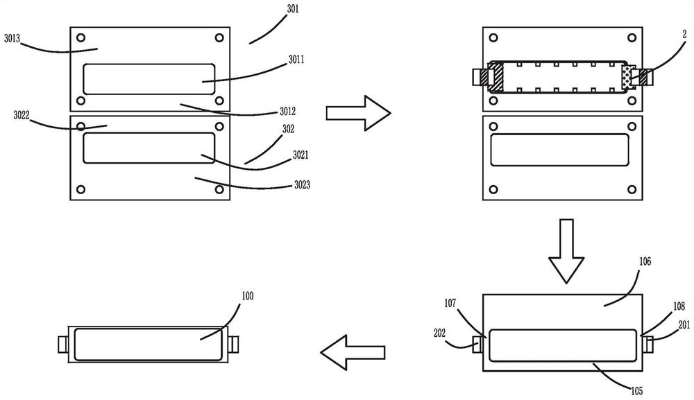 Battery and packaging method thereof