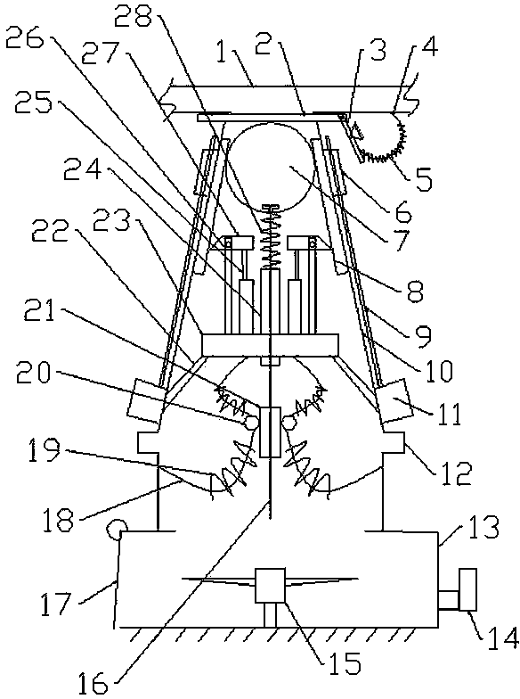 Automatic decompression device of rubber extruding equipment