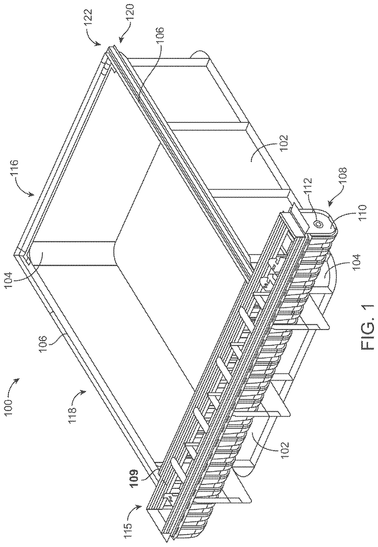 Pool cover hinged sliding assembly