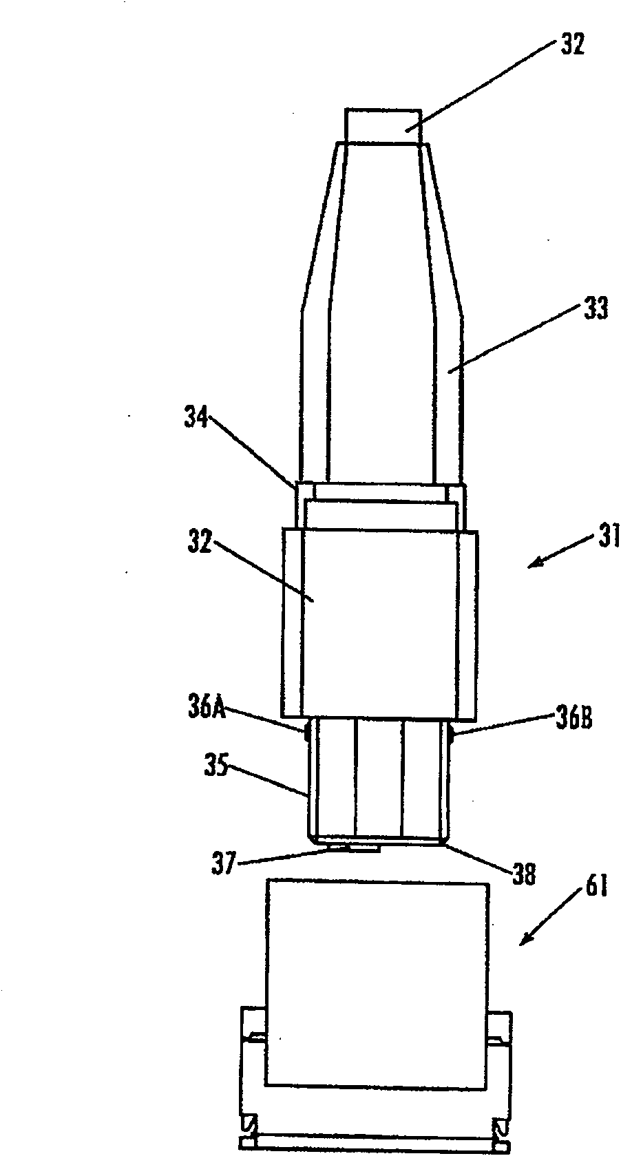 Transceiver module for multi-optical fiber connector and method for aligning the same and coupling light signal