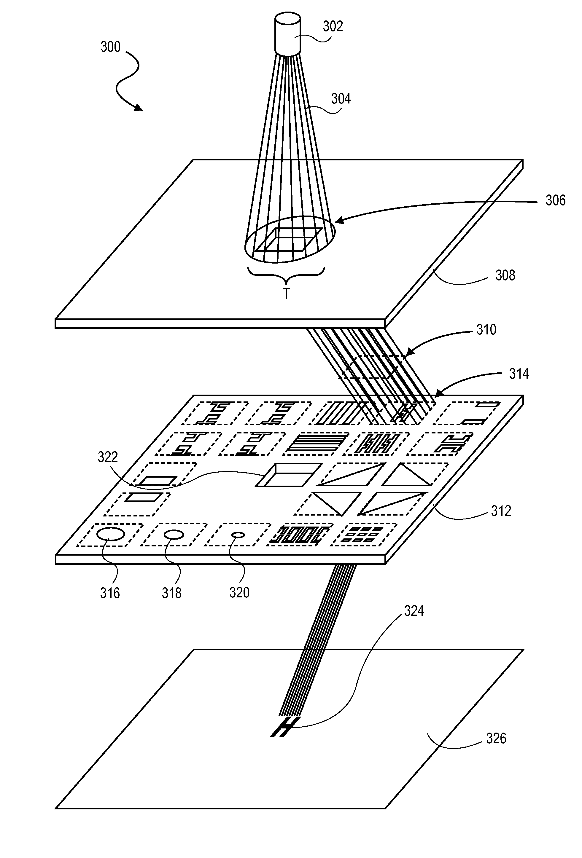 Method for fracturing circular patterns and for manufacturing a semiconductor device
