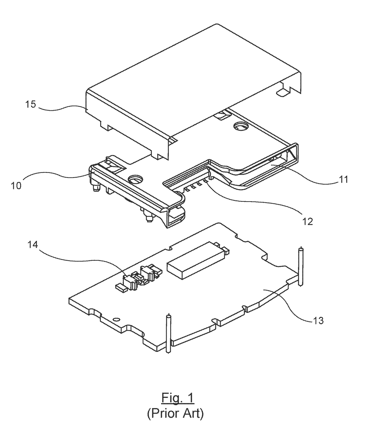 Memory card reader body with protective mesh on both sides