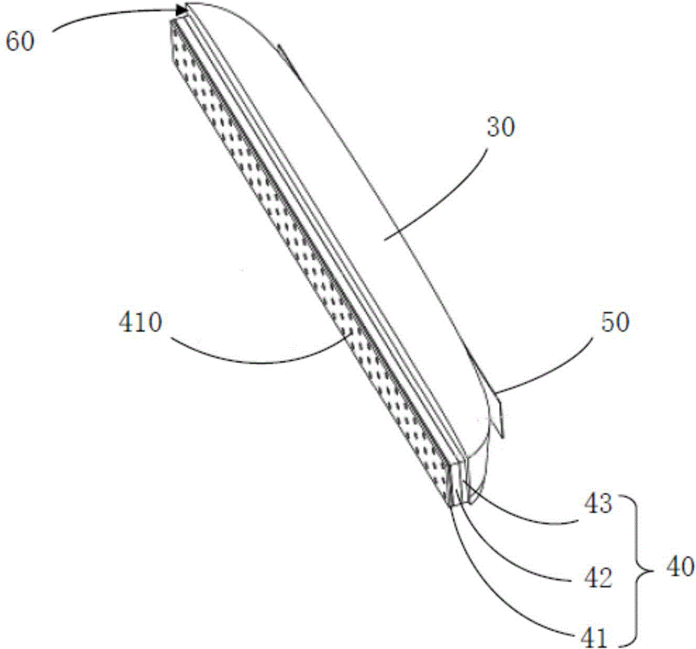 Luminescence structure assembly for mobile terminal, and mobile terminal