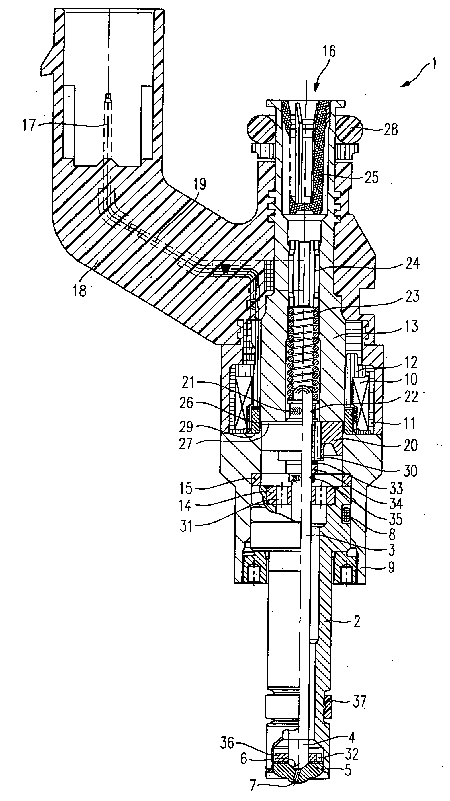 Fuel Injector Having an Integrated Ignition Device