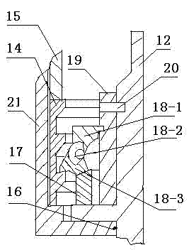 Downhole blow-out preventer with automatic controlling and anchoring function