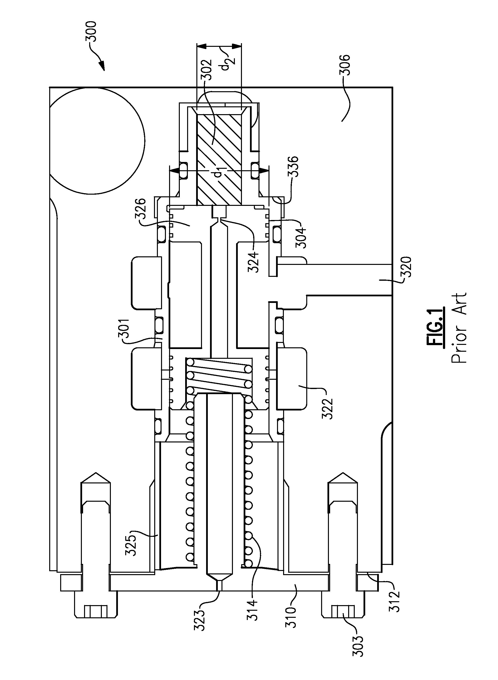 Oil pressure regulating valve for generator applications