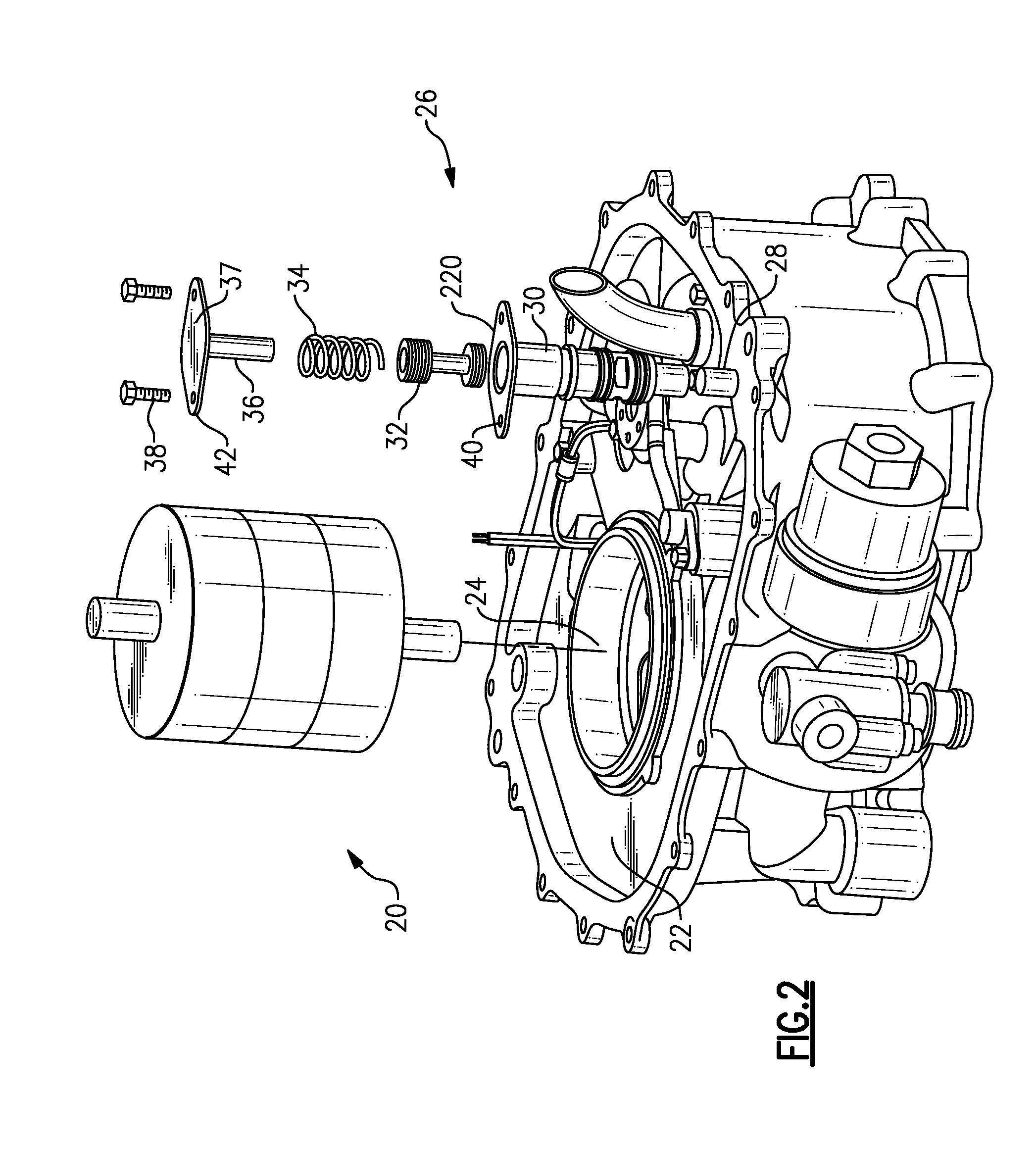 Oil pressure regulating valve for generator applications