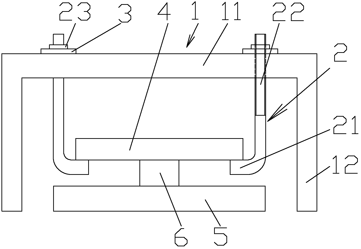 Polishing disc dismounting device