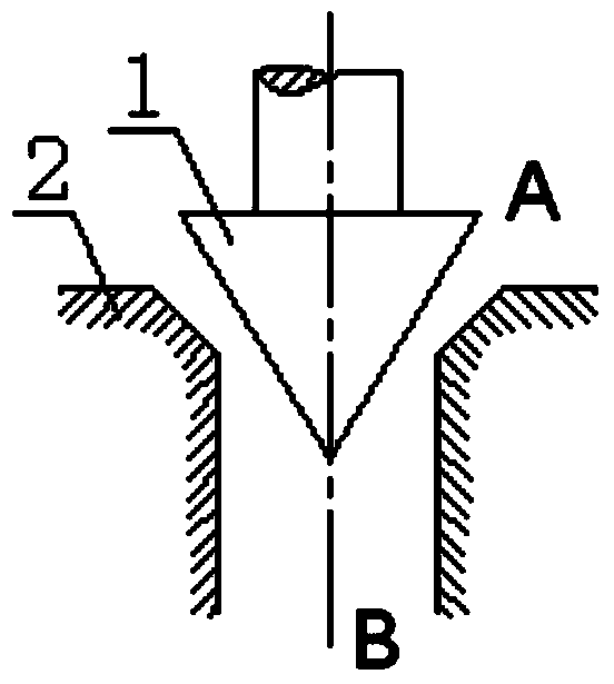 Low flow resistance cone valve