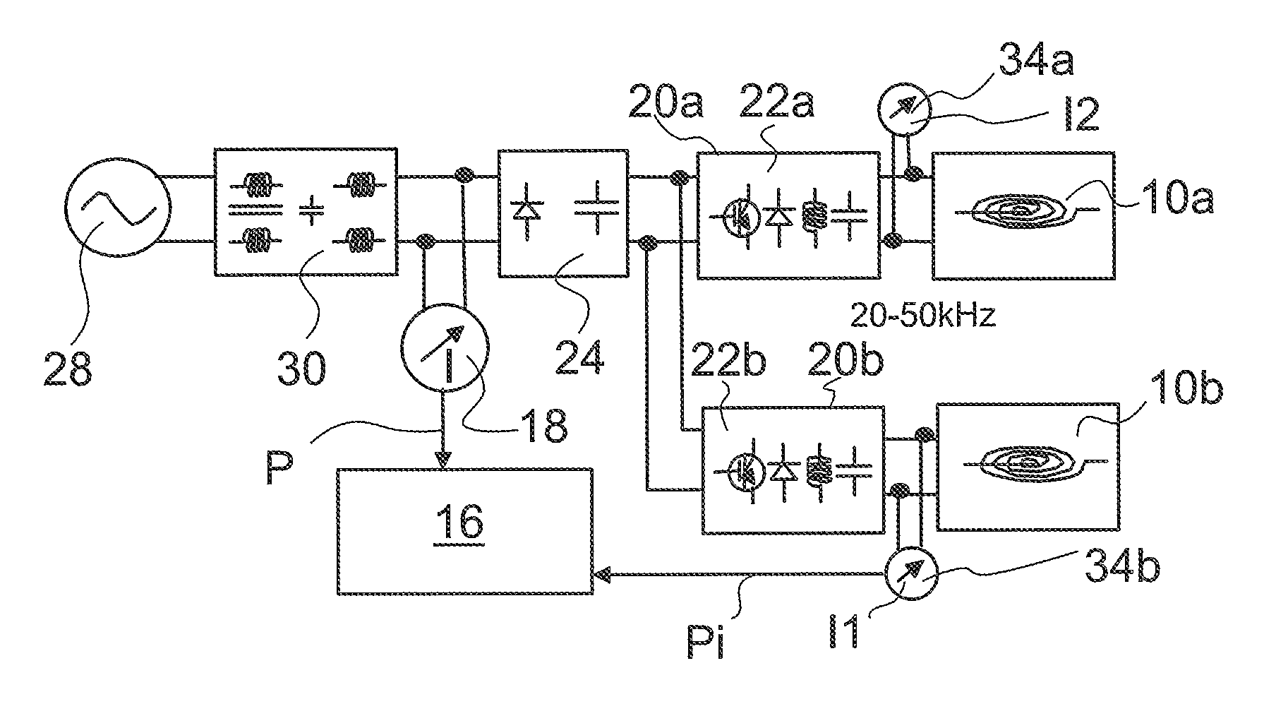 Induction HOB comprising a plurality of induction heaters